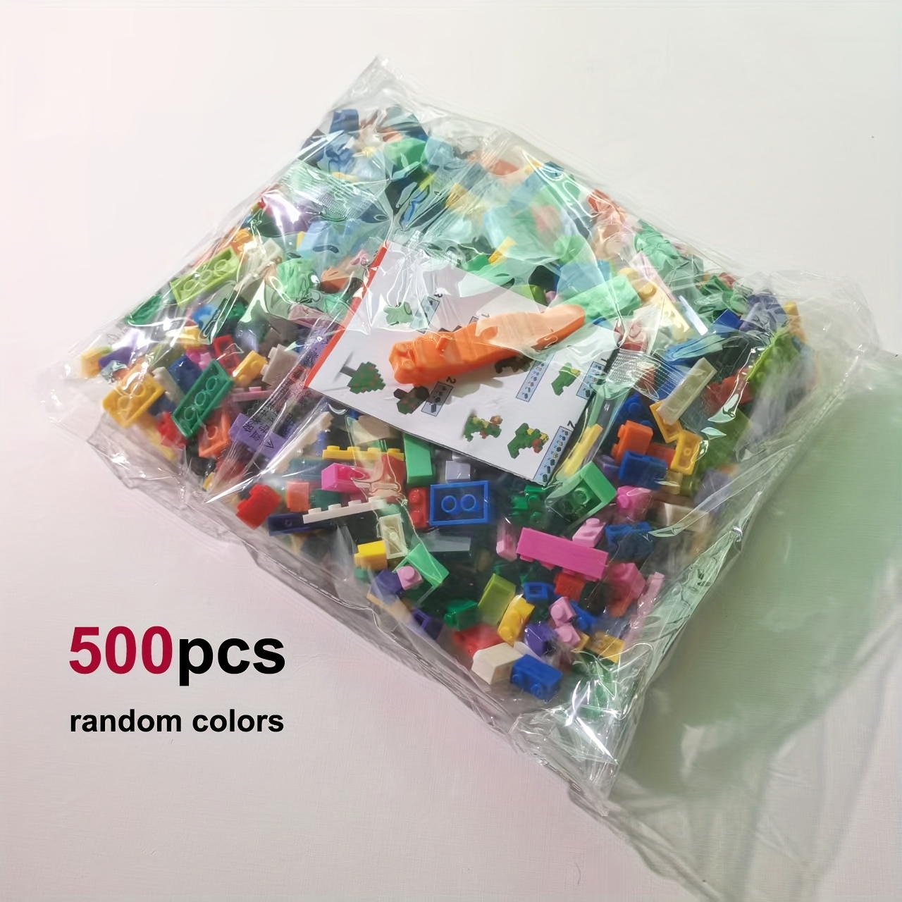 TEMU 500pcs Small Particle Building Blocks, Classic Building Blocks, Combinable Building Block Toys, Compatible With Most Brands, Festival Gifts,