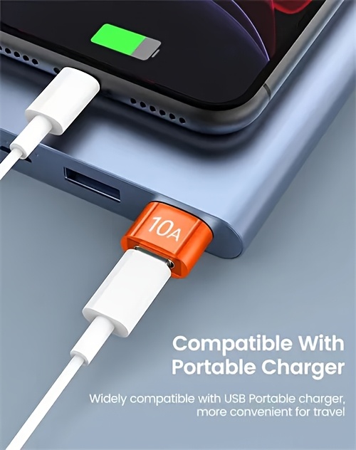 адаптер 10a usb3.0 на type c, быстрое зарядное устройство, разъем type c ( ) на usb ( ), otg-переходник для ноутбука xiaomi samsung usb-c otg Детали 5