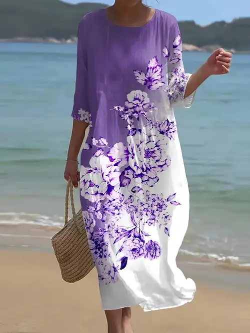 casual purple dress sold on Temu United States casual purple dress sold on Temu United States