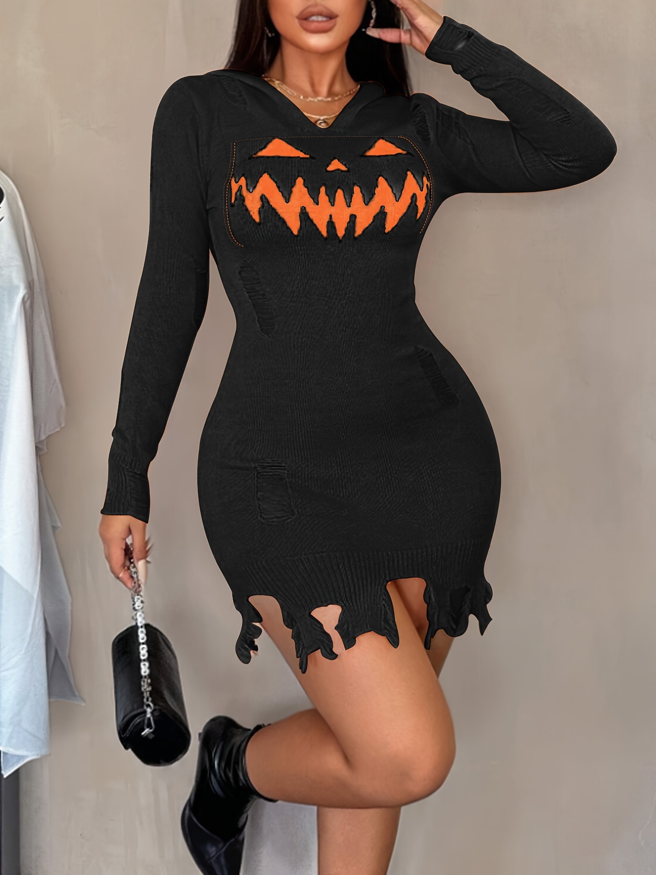 Women'* Color Hooded Halloween Dress
