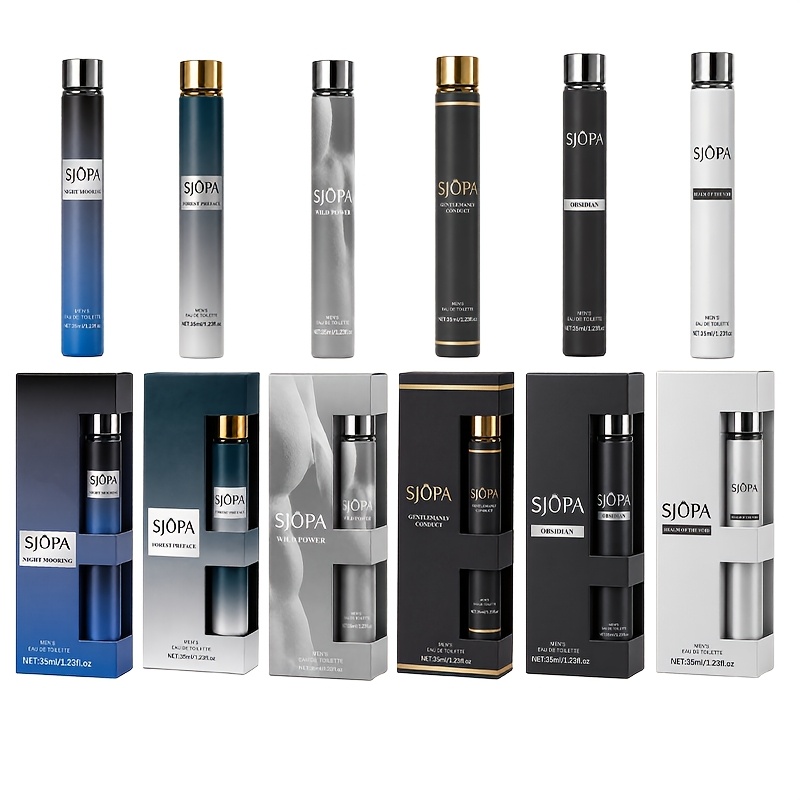 ['s Perfume Spray 6pcs Set] Long-lasting Fragrance, 6 Different Scents, Deodorizing Function, 35ml/bottle, Compact And Portable, Perfect For Holiday Gifts, Dates, , And Parties
