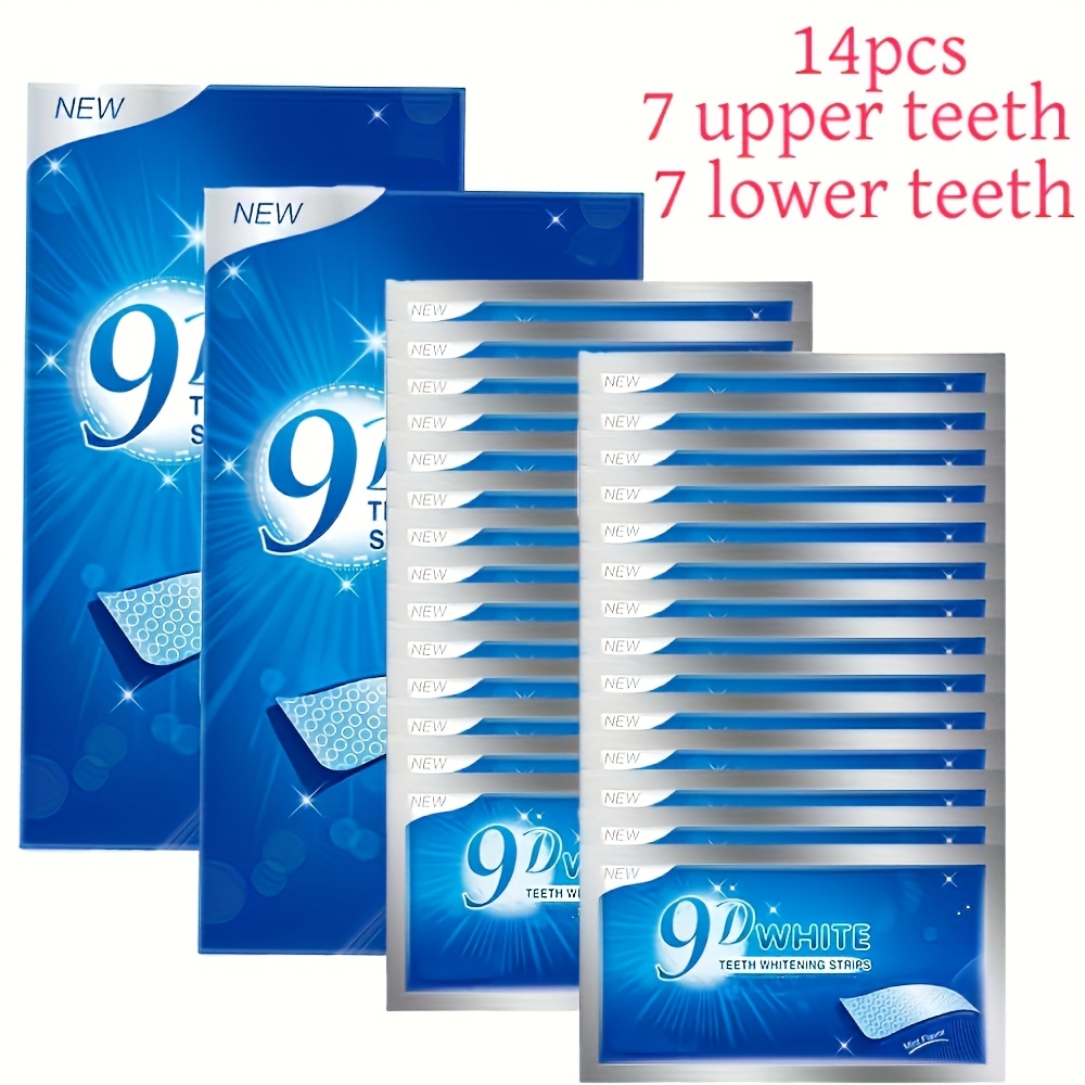 14-pcs Teeth 9d/strips For Daily Use, Deep Cleaning Strips, Teeth Strips