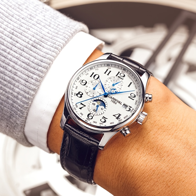 Carnival Men's Automatic Mechanical Watch, Gentleman's Timepiece