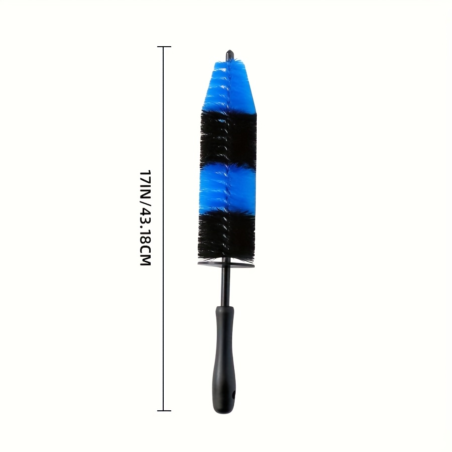 TEMU 1pc Wheel Brush, Multipurpose Use For Cleaning Wheels Rims Exhaust Tips Vehicle Engine Motorcycles Bike, No Scratches