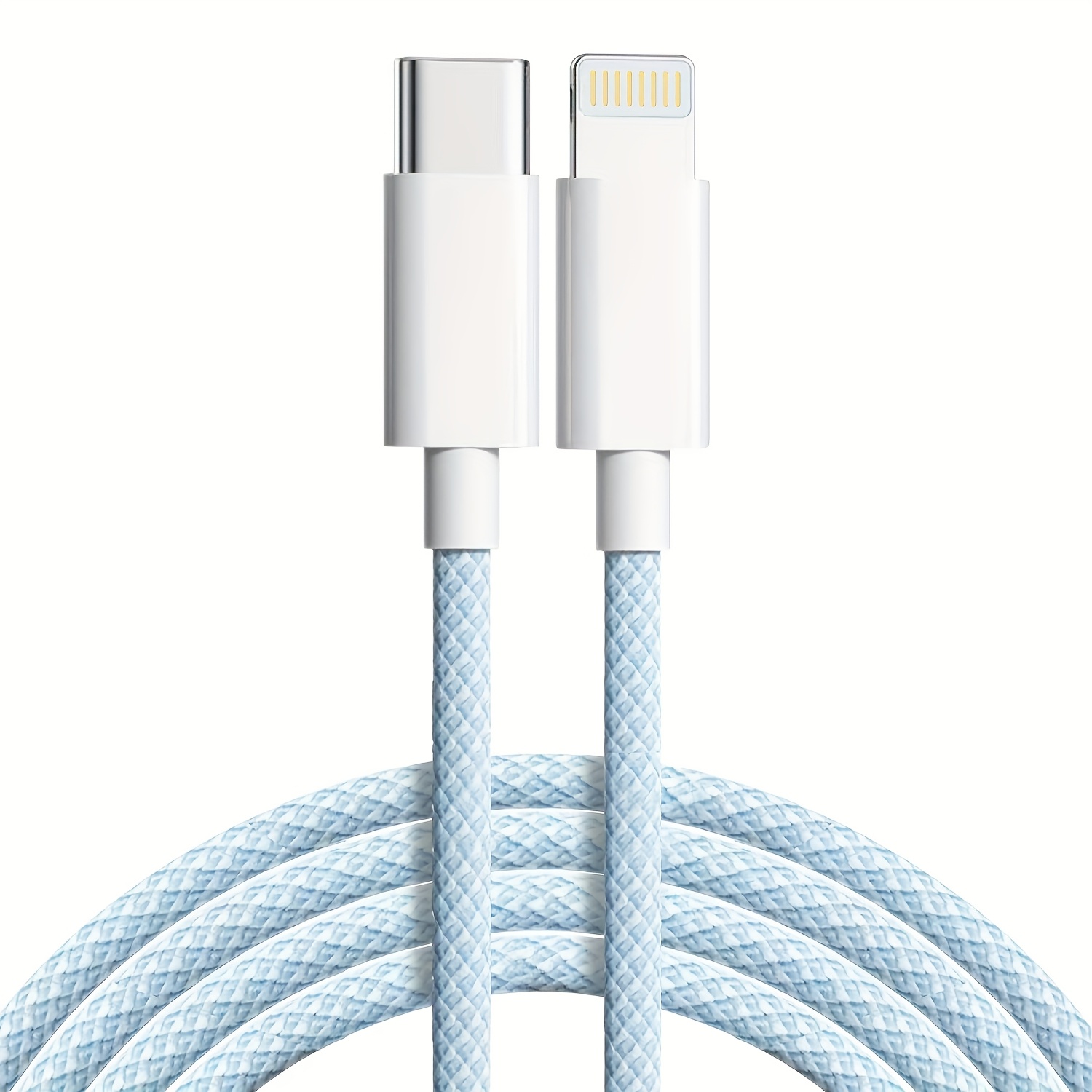 Rychlonabíjecí kabel USB-C na Lightning 1 m – modrý