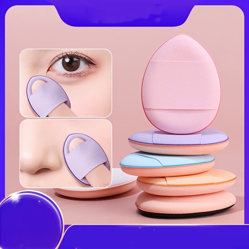 

6pcs Purezza Hydrophilic Pu Makeup Sponges - Dual-use Foundation , Non-aroma, Suitable For Normal Skin