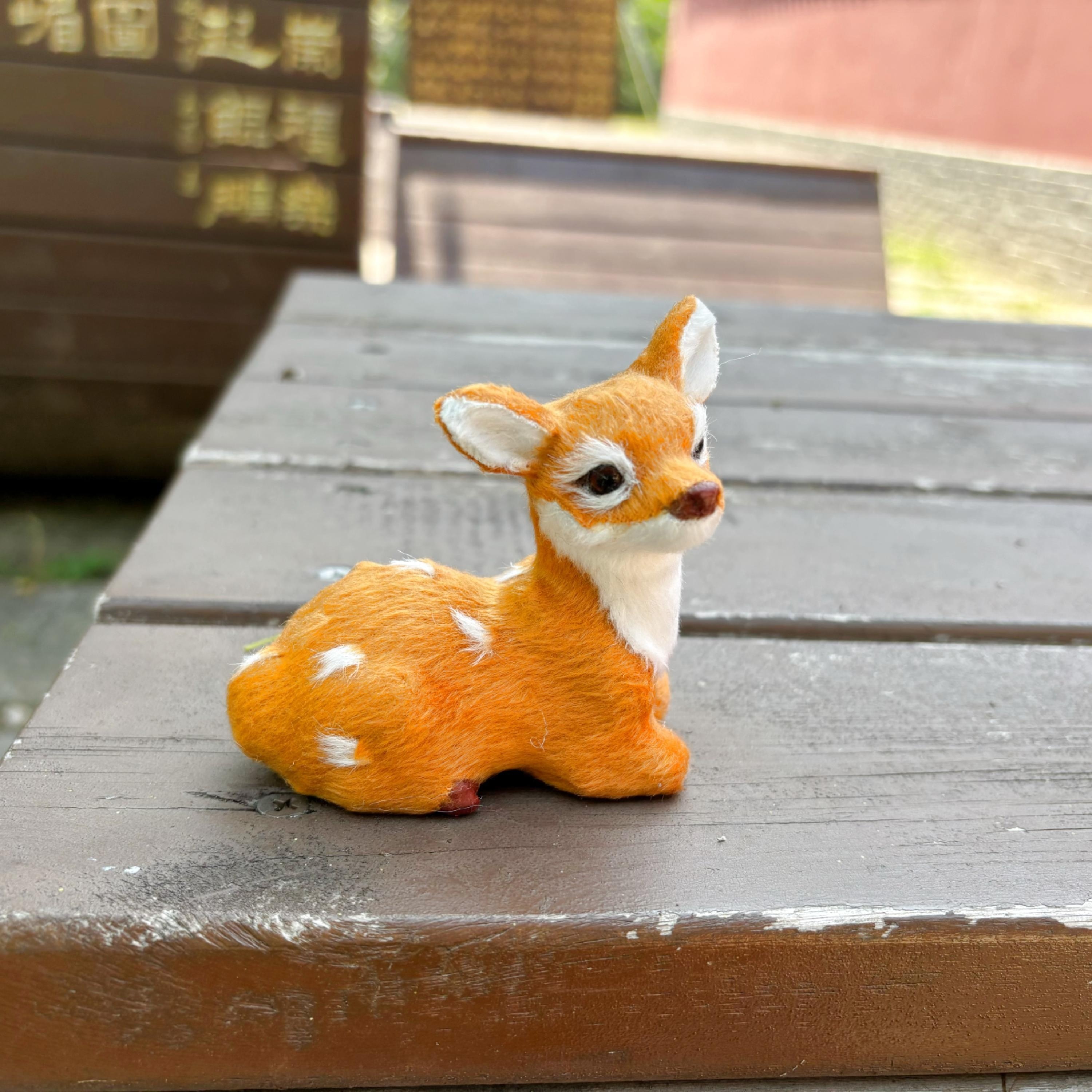 A Mini Realistic Deer Doll In , Perfect For Christmas Decorations, Home Tabletop Decor, And Party Or Christmas Tree Embellishments