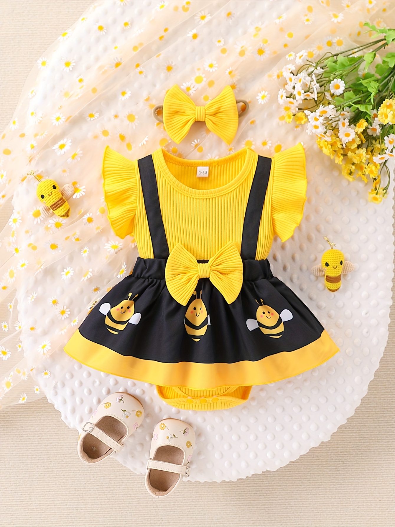 open lace back dress Mayoral Newborn Girl Printed Dress with Headband