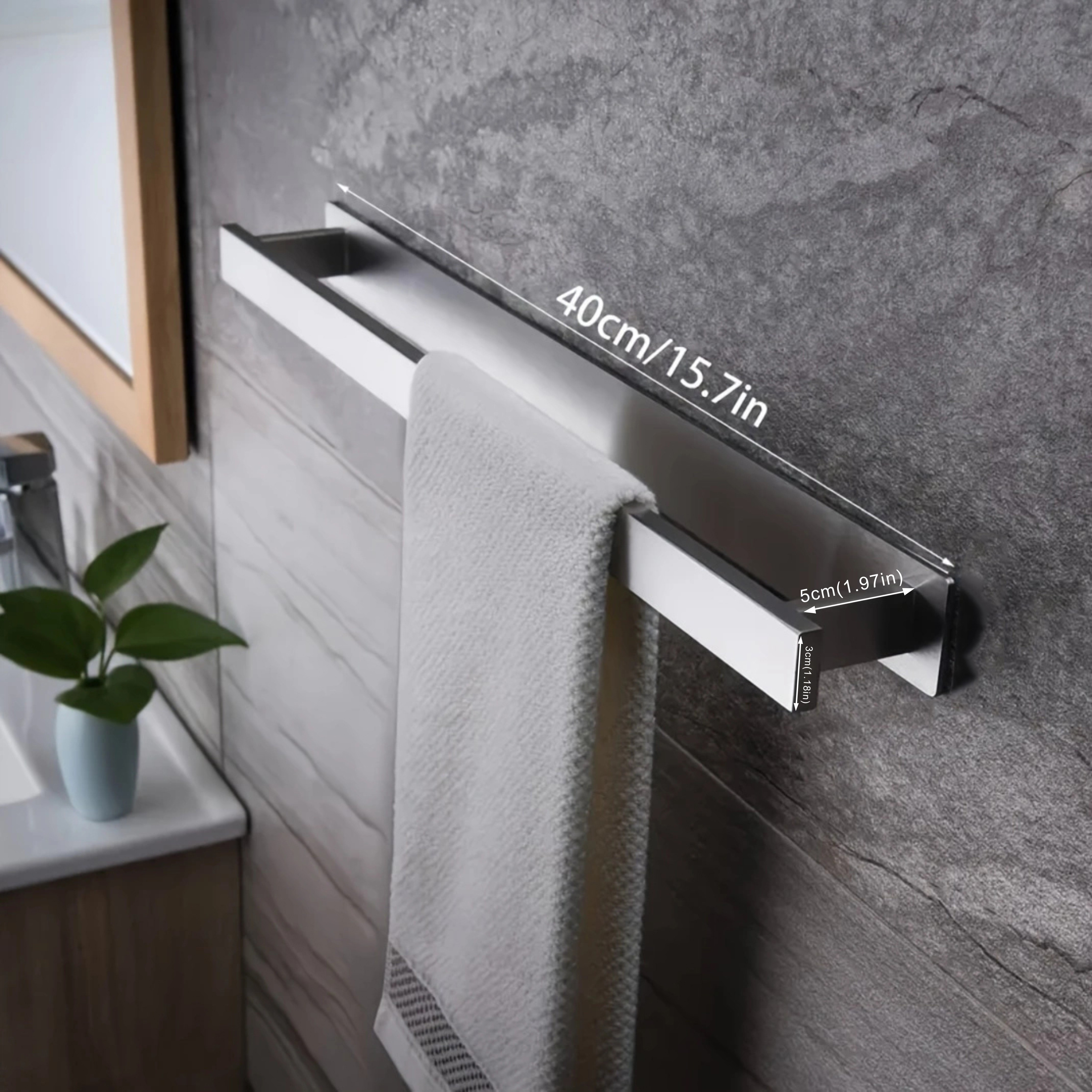 Portasciugamani Bagno Da Parete Lerkely - Anello Porta Asciugamani