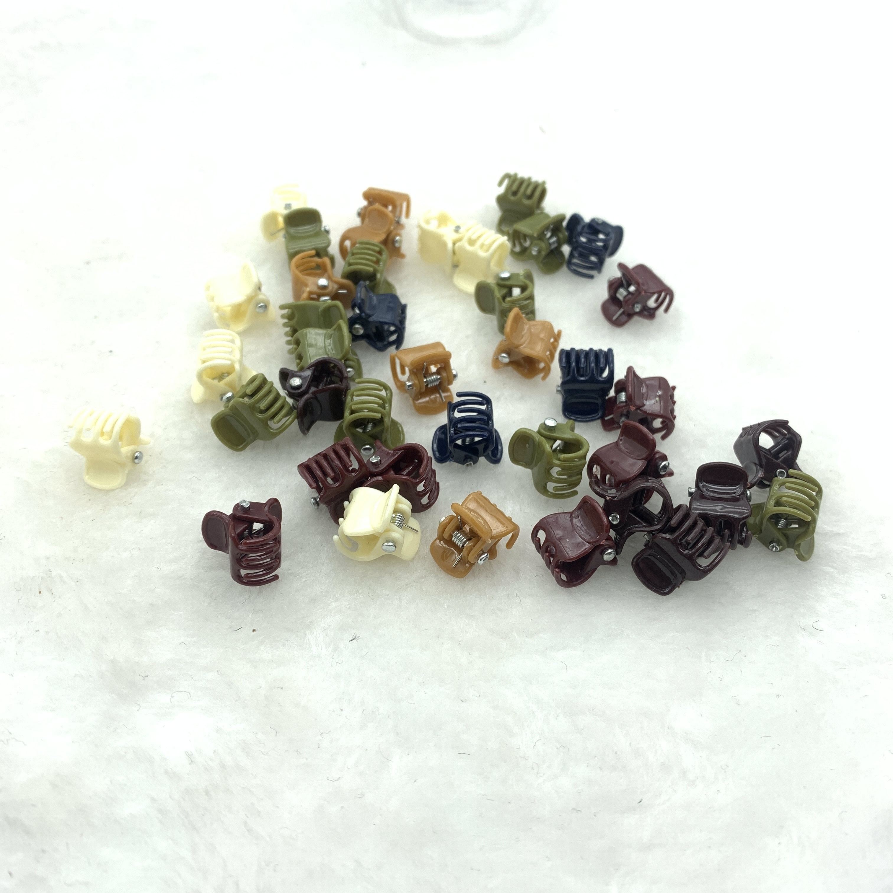 TEMU 40pcs Of Popular Mini Hair Clips In Vibrant Colors For Bangs And Loose Strands