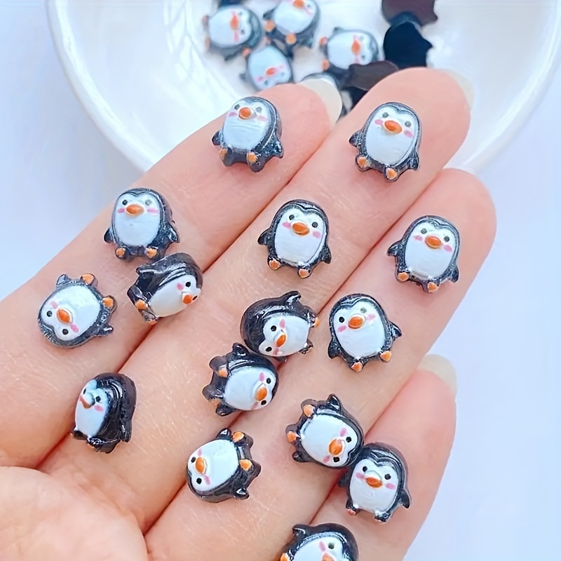 

20pcs, Cute Resin Mini Penguin Series Flat Back Stone Figurines Diy Wedding Manicure Accessories, Scene Decor, Festivals Decor, Home Decor, Corridors Decor, Offices Decor, Yard Decor, Christmas Decor