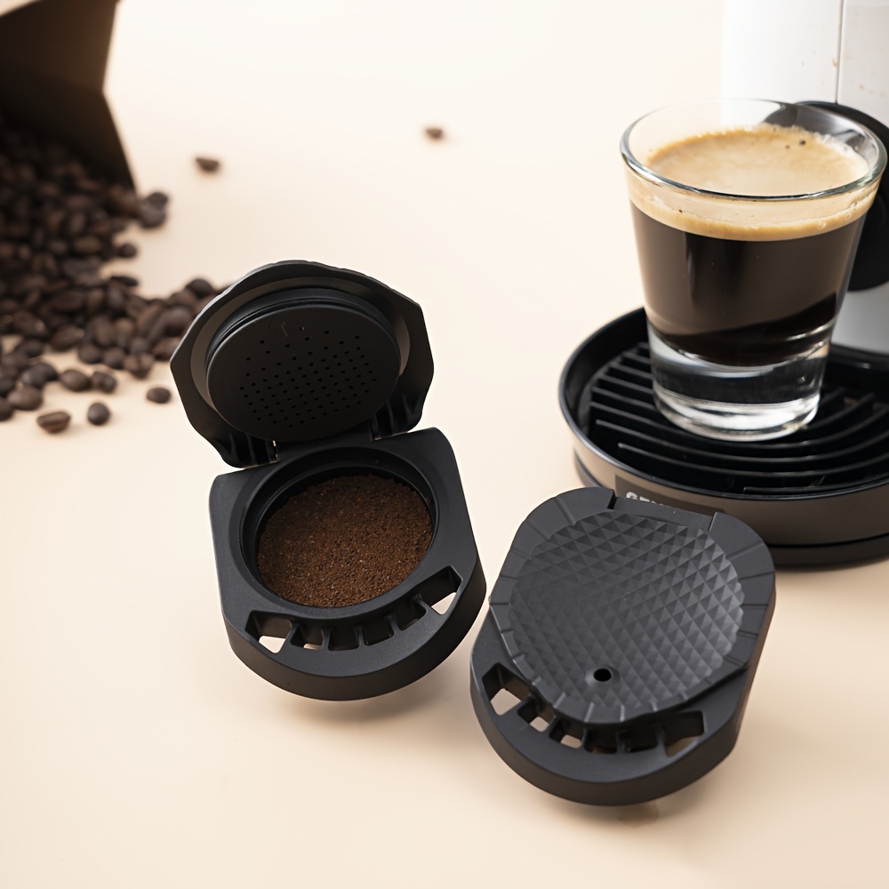 

1pc Piccolo Xs/genio S Compatible Reusable Espresso Coffee Tamper, Plastic Material, Refillable Capsule Adapter