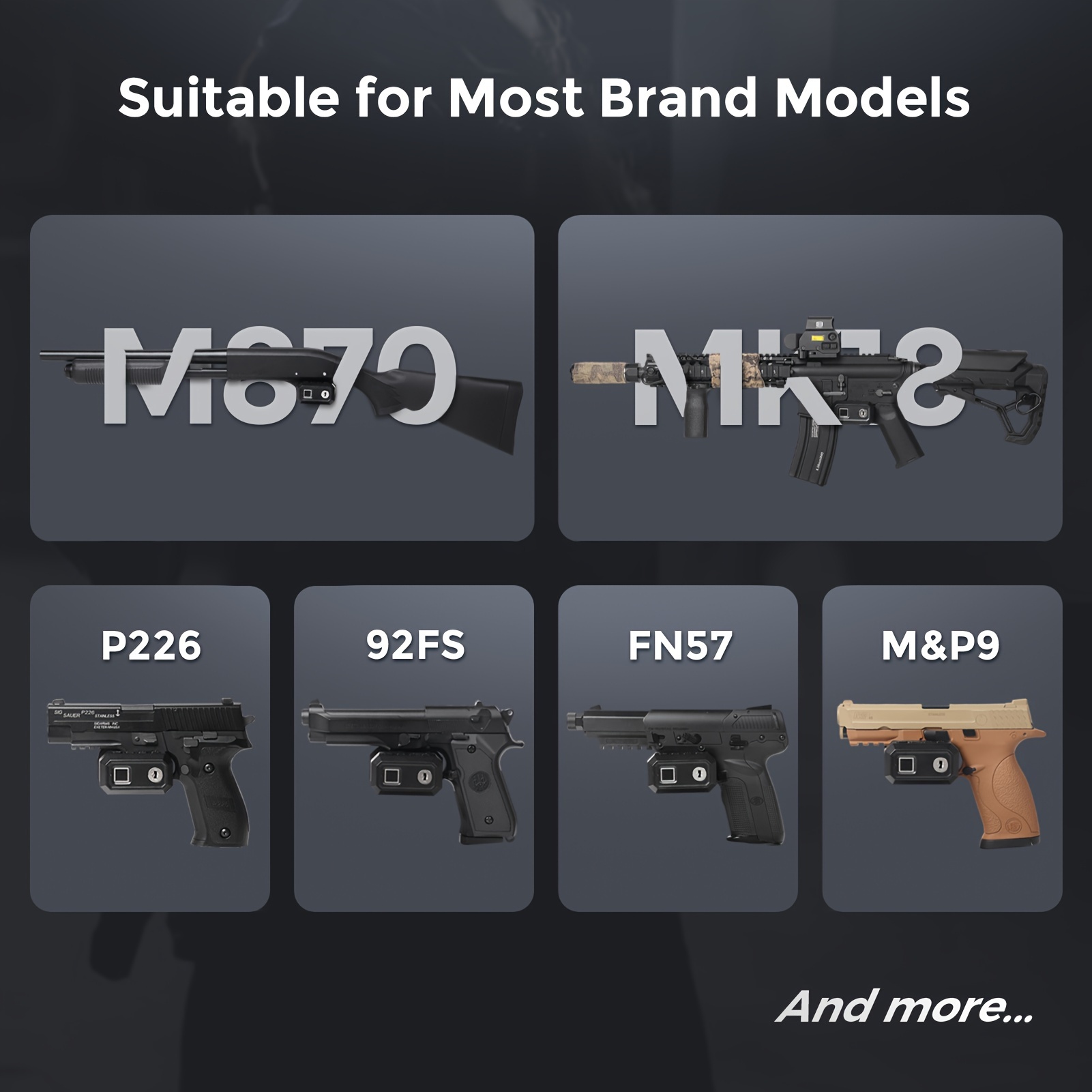 Defender Se Gun Trigger Lock Pistols Biometric Gun Lock Temu