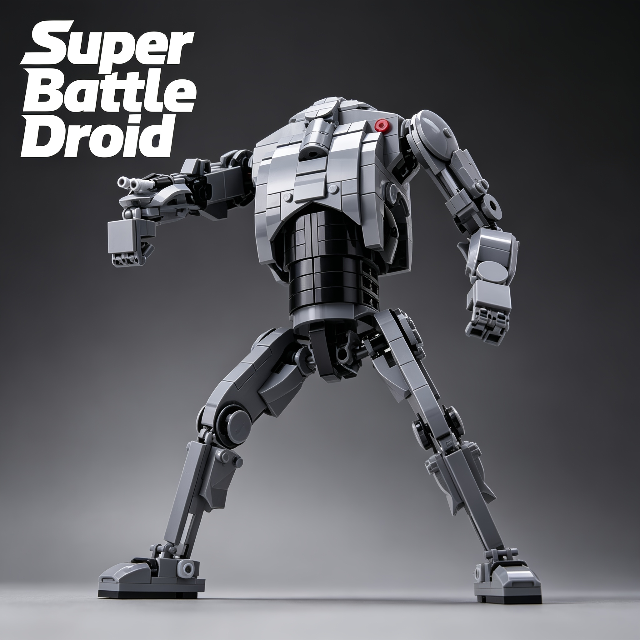 [zorvathyn] Super Figure Building Blocks Set, Combat Robot Model, Articulated Mech Construction Kit, Ideal Gift For Robot Fans