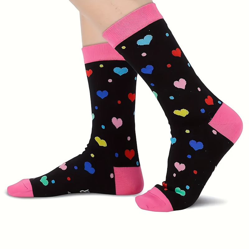 E-shop 1 Paar grafische Socken mit Familienmotiv, Handwäsche chemische Reinigung, ein Muttertagsgeschenk für deine Schwester