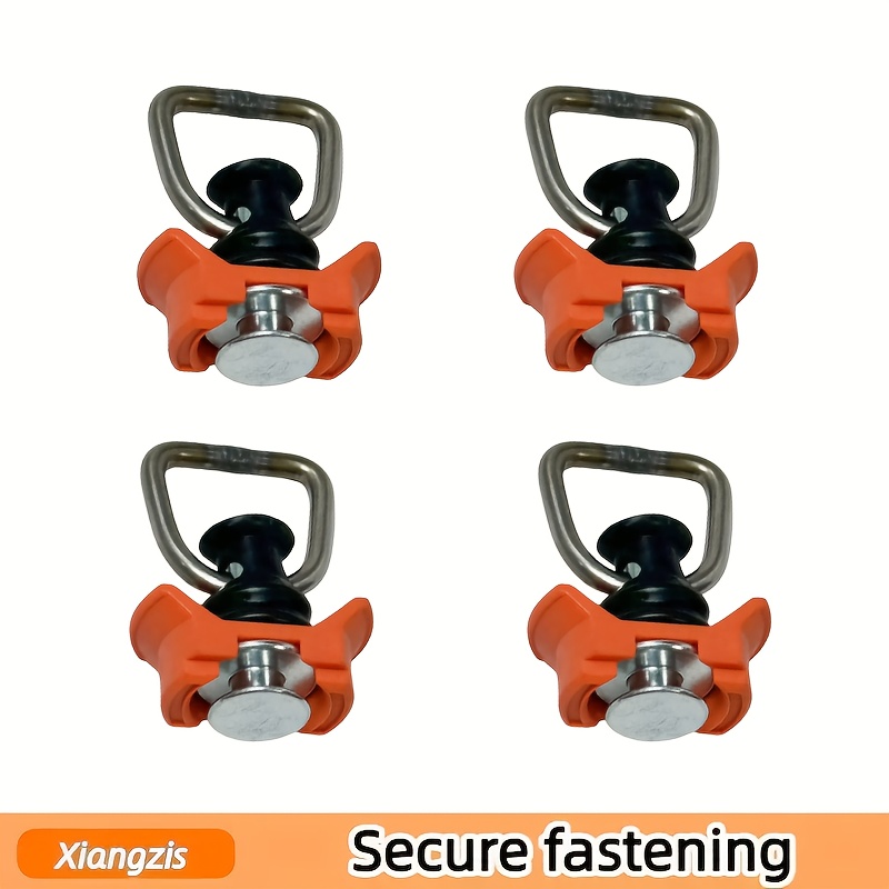 Image of 4/8pcs Heavy Duty Single Additions L-shaped Rail, 1587.57 Kg Fracture Strength, Rail Installation , Used For Control, , Truck Cargo Securing, Rail Installation, Anti-rust