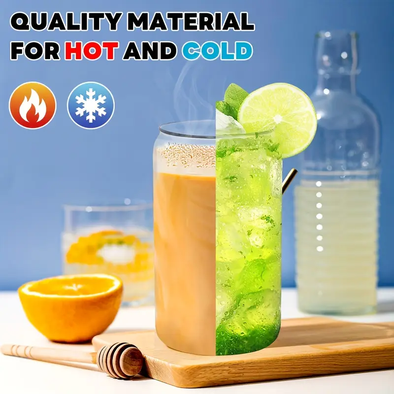 16pcs glasses mugs mothers day gifts glasses durable heavy duty mugs high borosilicate glasses suitable for daily use or outdoor activities party Product details 3