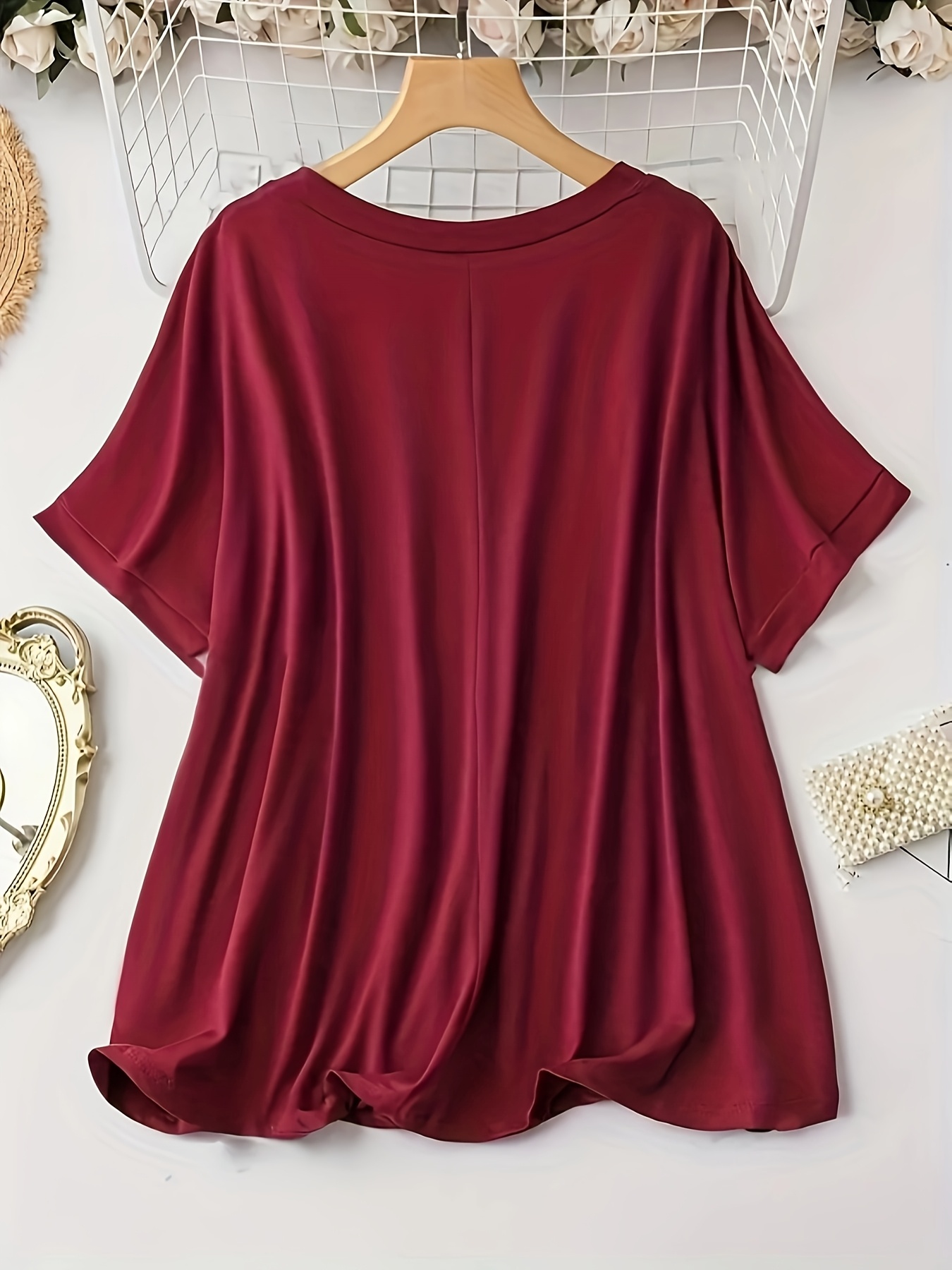 Plus Size, Plus Size Women's Casual T-Shirt