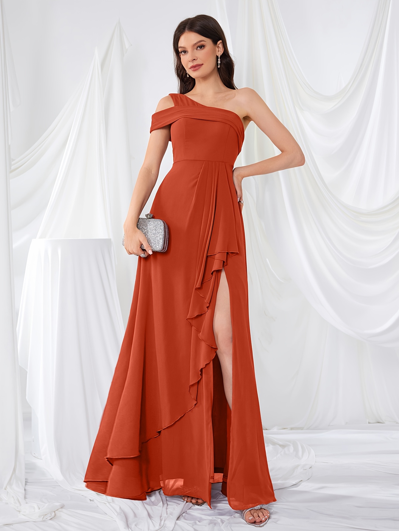 hem long dress Strappy-Back Long Prom Dress: Amelia Couture 6131 Black / 2