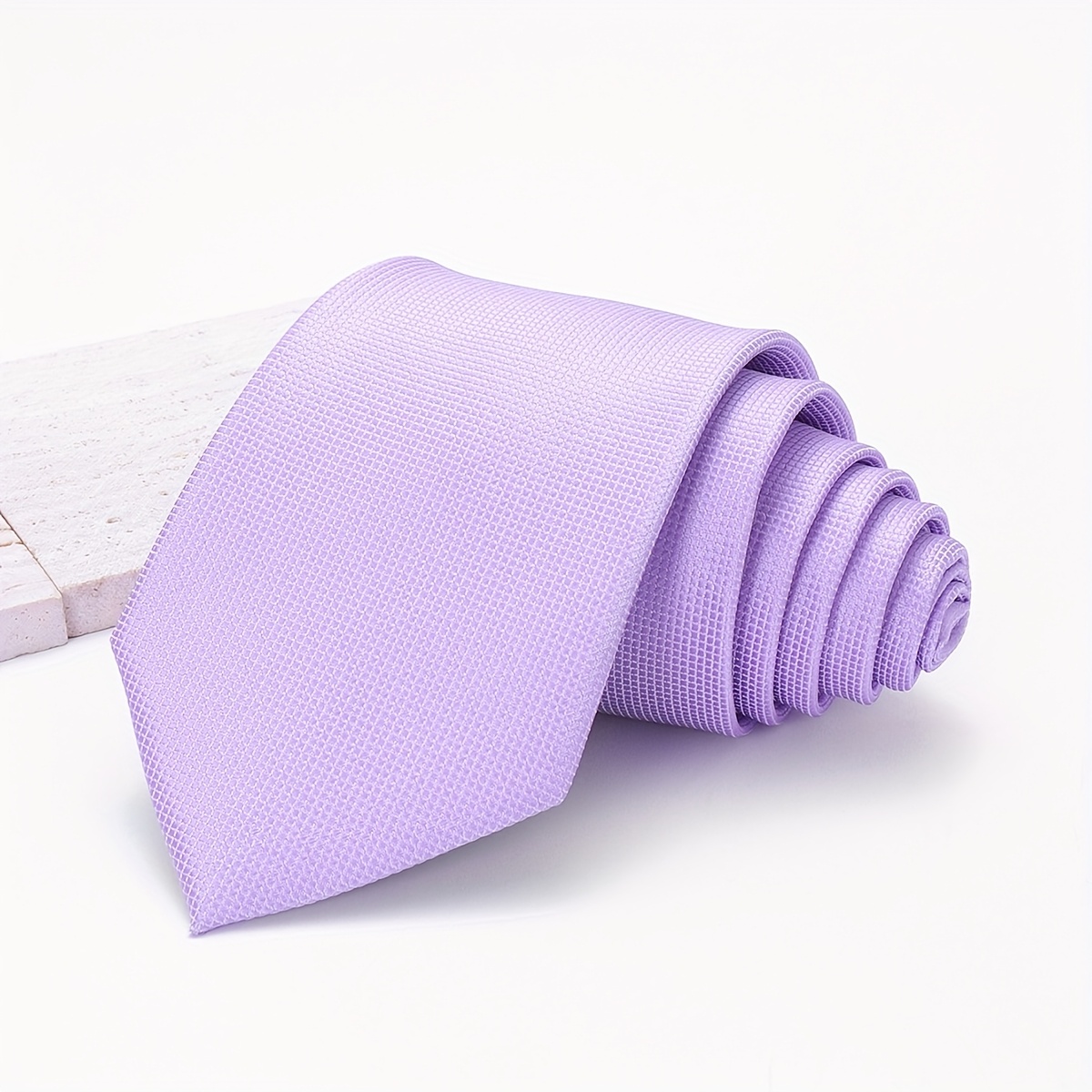 Lavender Necktie - Formal & Casual Tie for Men, Elegant  , High-Density fabric for Weddings, Business, Valentine s Day - Durable &   Formal Attire Accessory, Wedding Attire, Sophisticated Texture,    