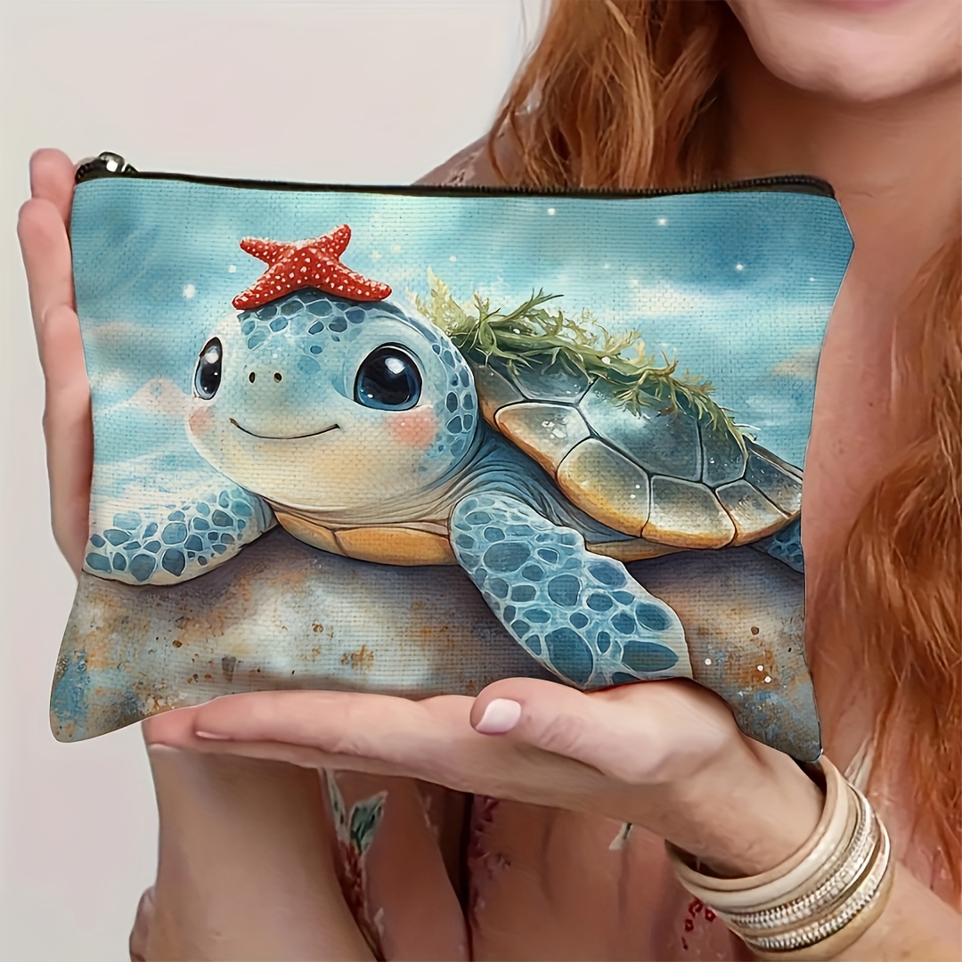 E-shop ., Neue und einzigartige Kosmetiktasche mit Schildkrötenmuster, nur für die, die Schildkröten-Kosmetiktaschen mögen,
