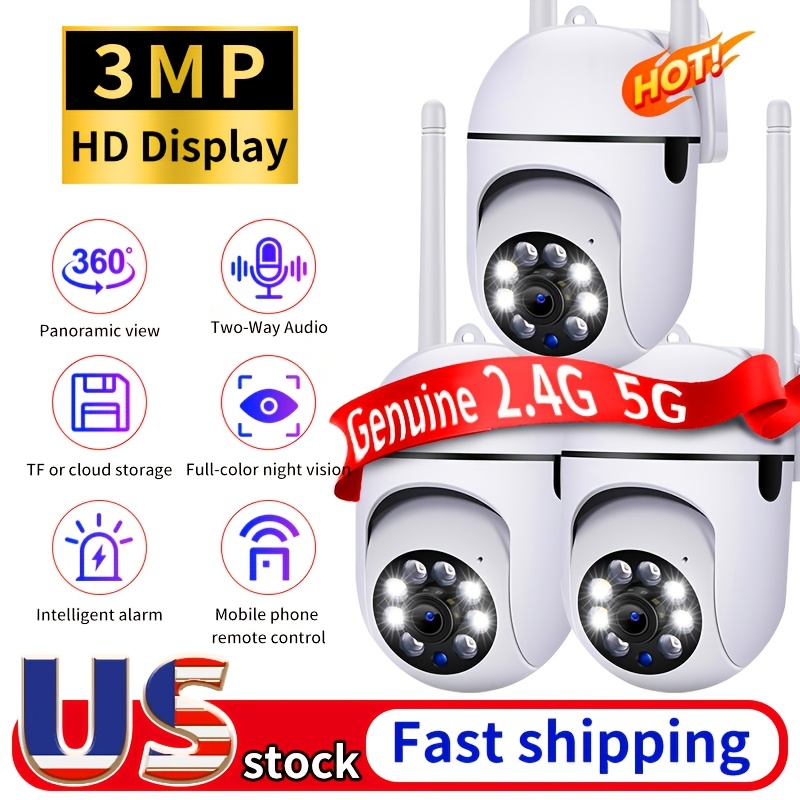 Ip Camera Wifi 5g 3pcs 3mp Wireless Wi Fi Security Camera Motion