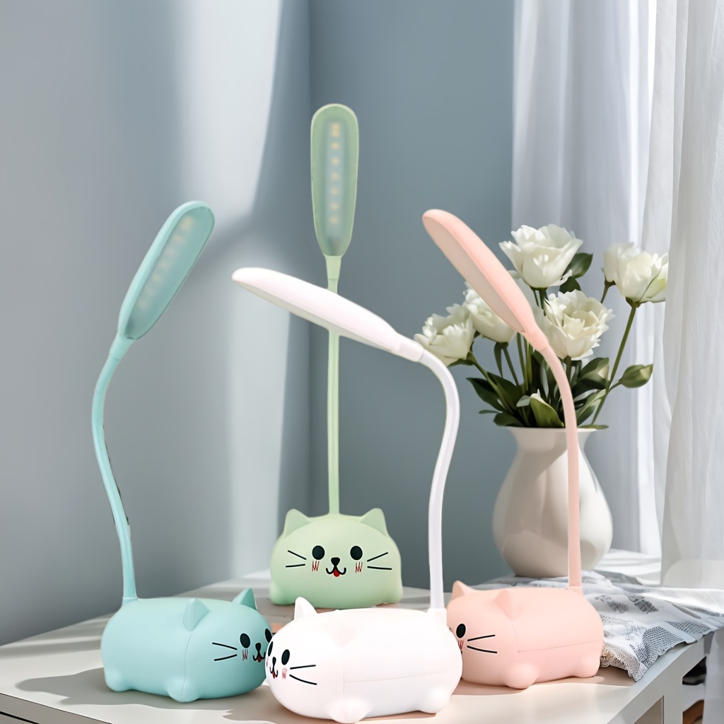 cute led night light table lamp touch led reading desk lamp night light rechargeable led small desk lamp adjustable   dimmable cute desk lamp Product details 0