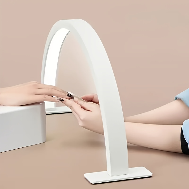 1 pack led nail lamp led eyelash lamp half moon lamp facial   moon lamp beautician technology lamp for gel polish   tattoo ideal for salon   white Product details 17