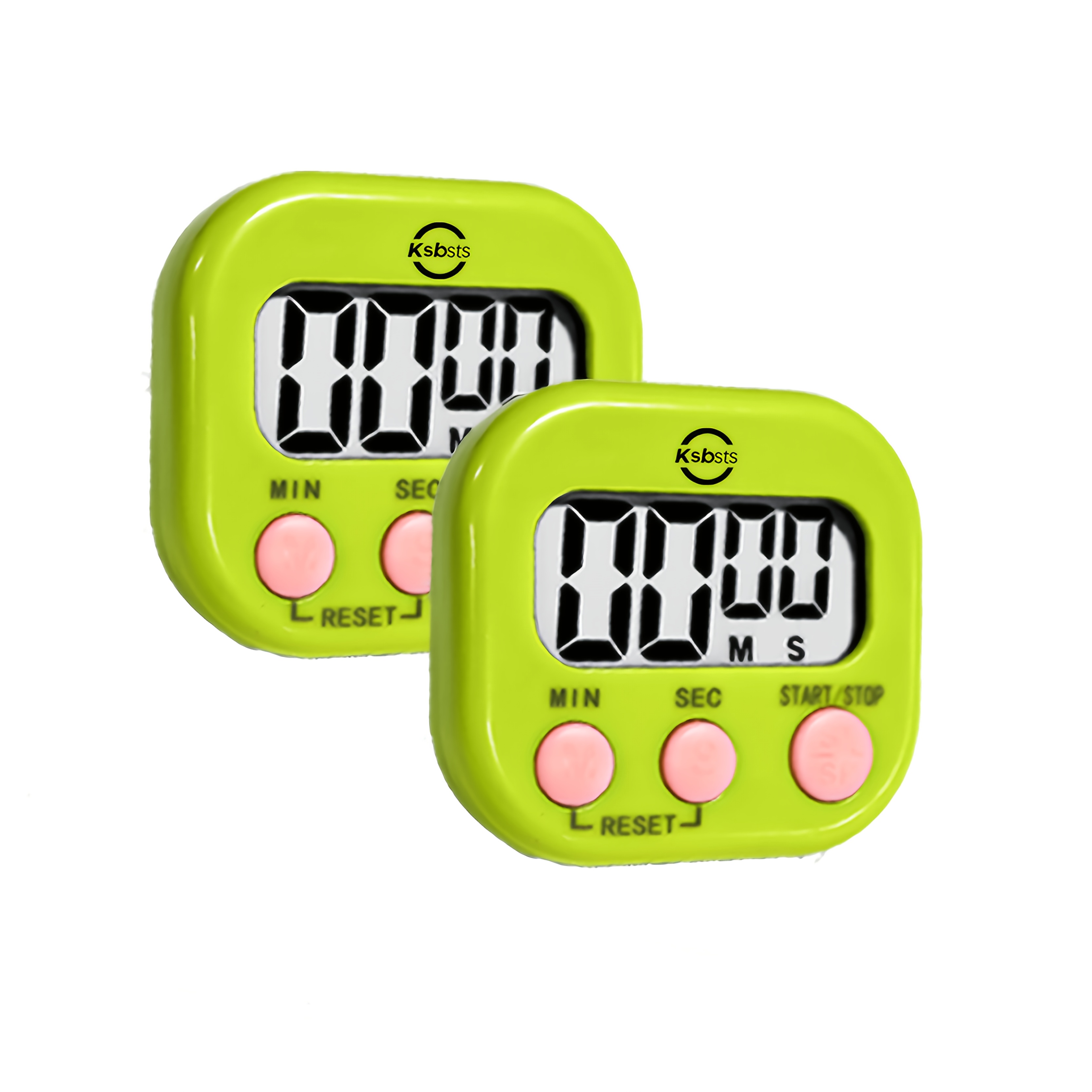 E-shop 2er-Pack Multifunktionale elektronische Timer, präzise Countdown-Erinnerungen, Back- und Kochhilfe, Studien-Effizienzwerkzeug, von Stress,