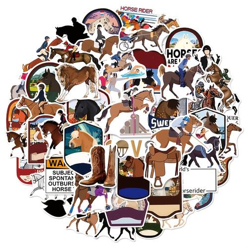 equestrian performances event stickers notes stickers decals