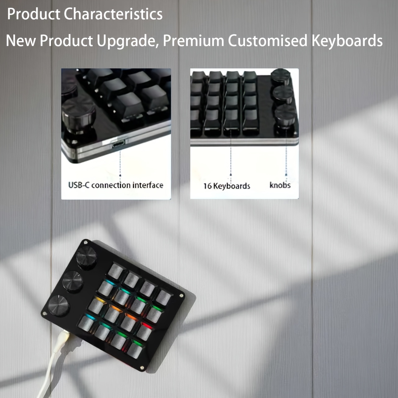 macro keypad sold on Temu United States