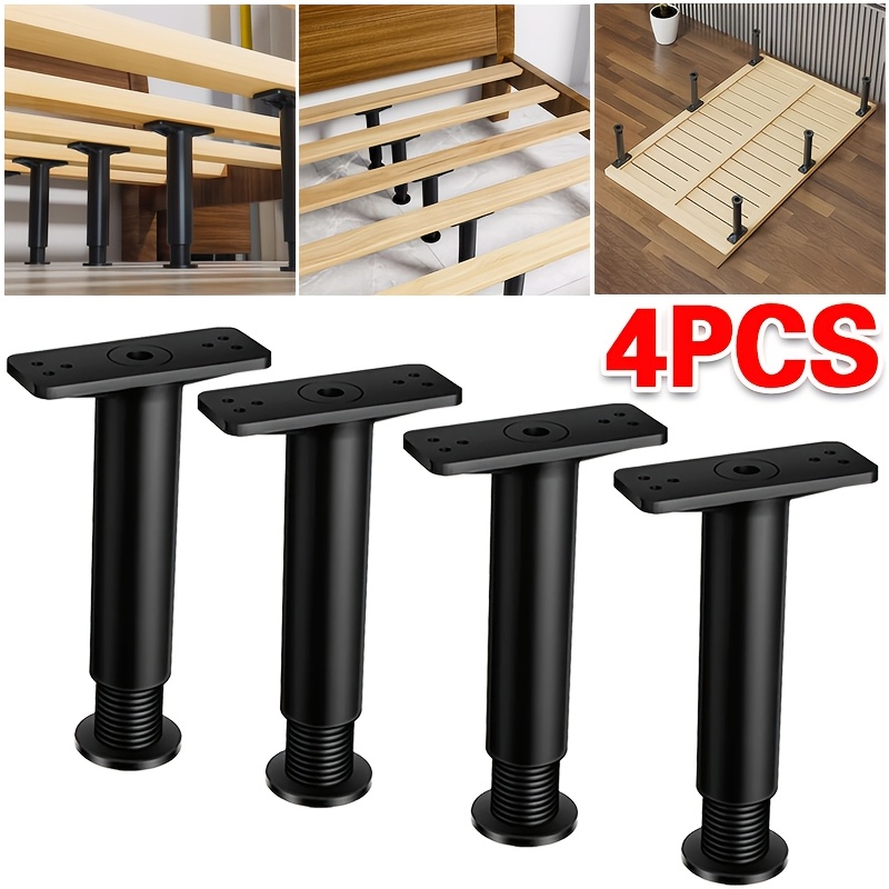TEMU 4pcs Adjustable Retractable Bed Legs Heavy Duty Bed Slat Support Leg