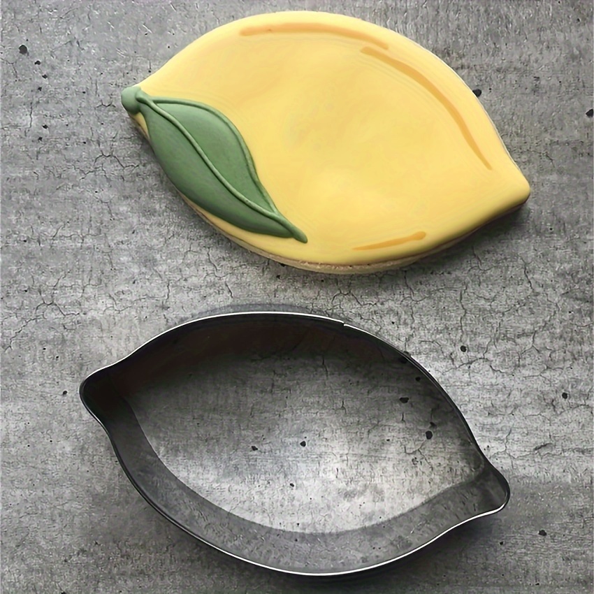 

1pc Of Diy Stainless Steel Lemon Cookie Mold