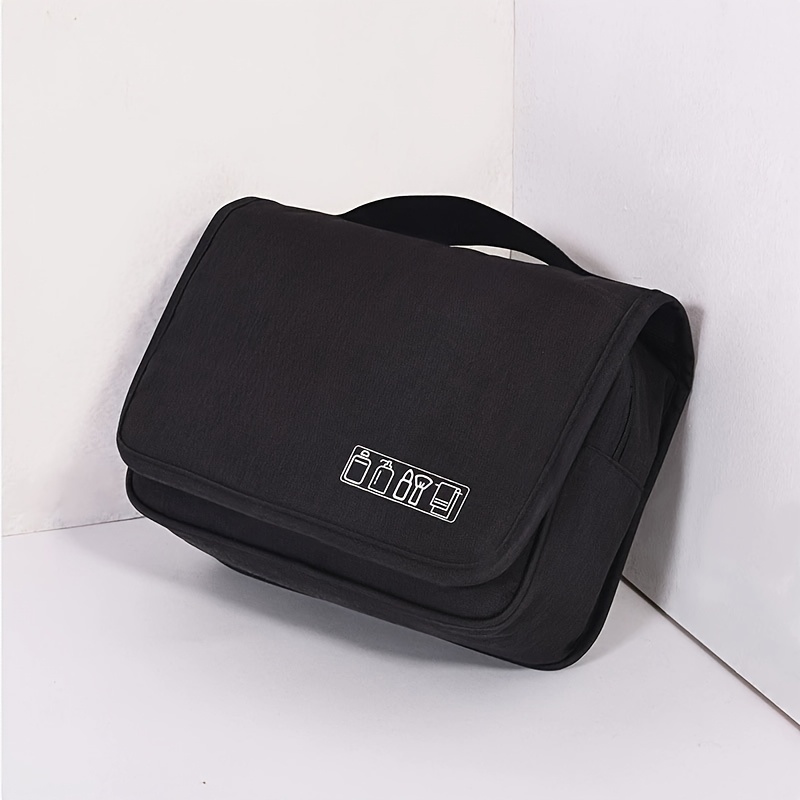 TEMU Travel Toiletry Bag With Skincare Hooks, Wet/dry Separation, Portable Storage Pouch, Makeup Bag, Wholesale In Stock, Hanging Hook Design, Travel