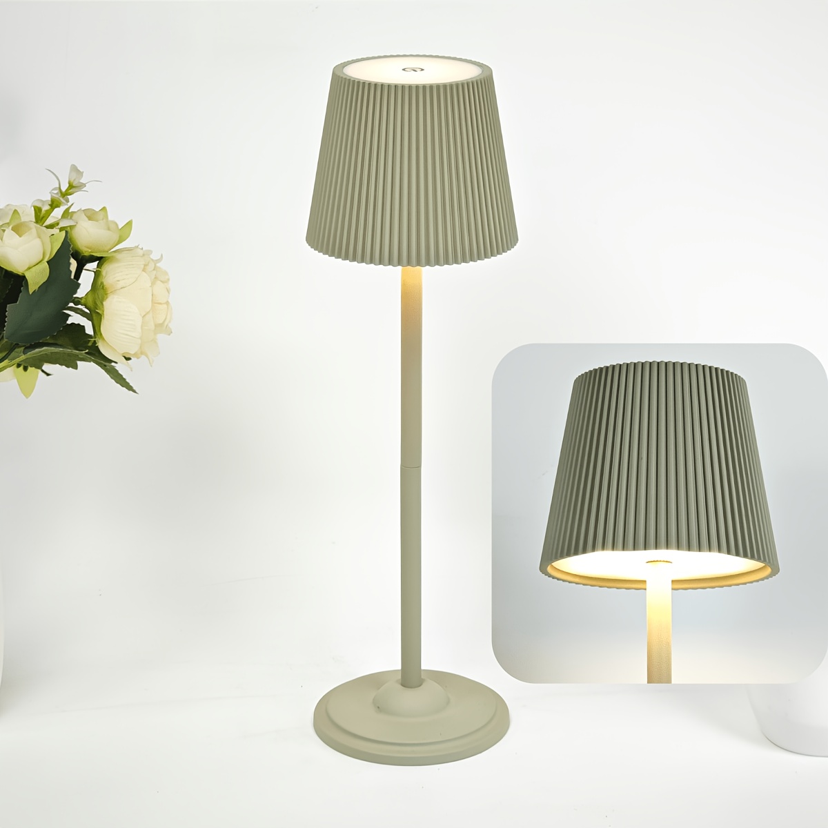 3- Lamp: Wireless Rechargeable Led Desk Light With Adjustable Brightness