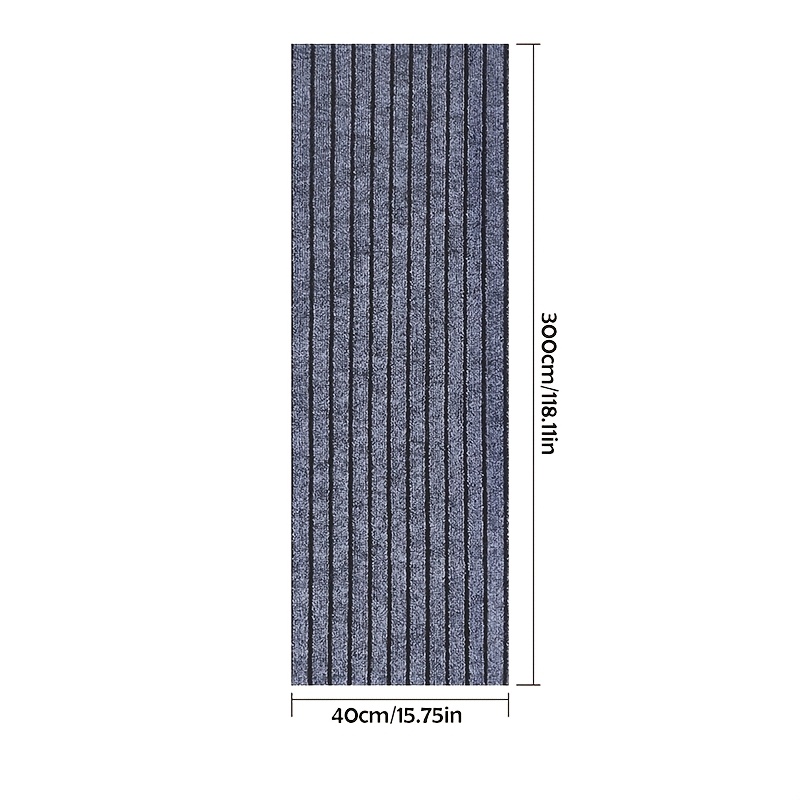 TEMU 1 Rouleau 40×300Cm, 5Mm d'épaisseur, Papier Peint Découpable en Fibre de Polyester Xpe+ | Autocollants de Rénovation de Sol en Mousse à Rayures