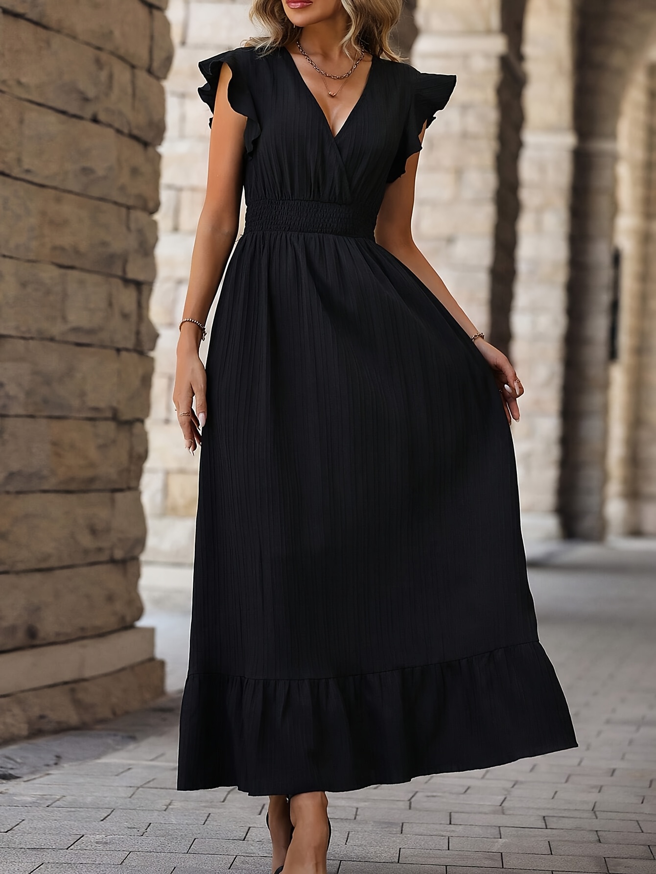 chinese dress ladies Off Shoulder Maxi Polyester A