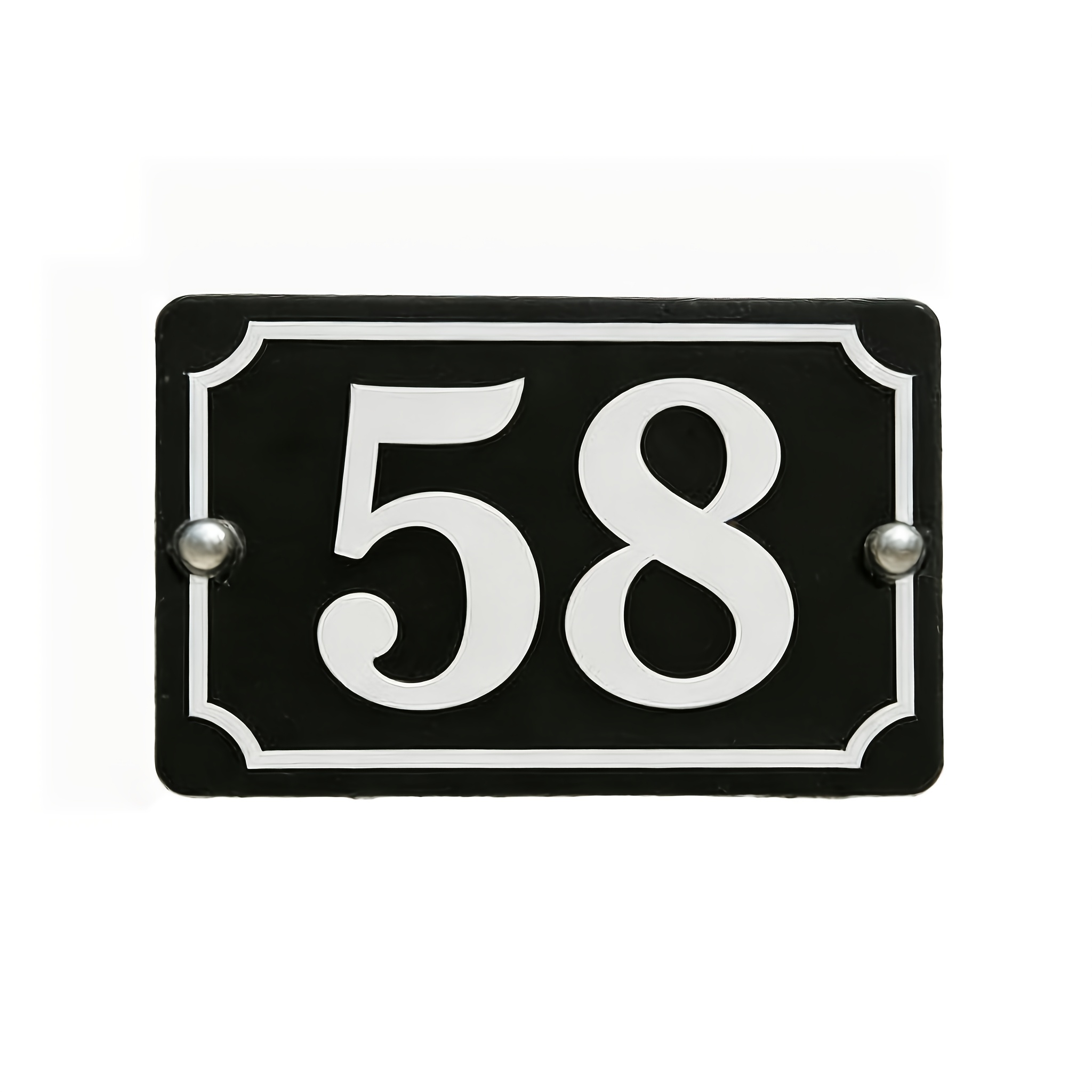 TEMU Panneau de numéro de maison personnalisé et élégant pour cour, plaque numérotée en acrylique, convient pour de jardin ou la d'entrée, panneau de