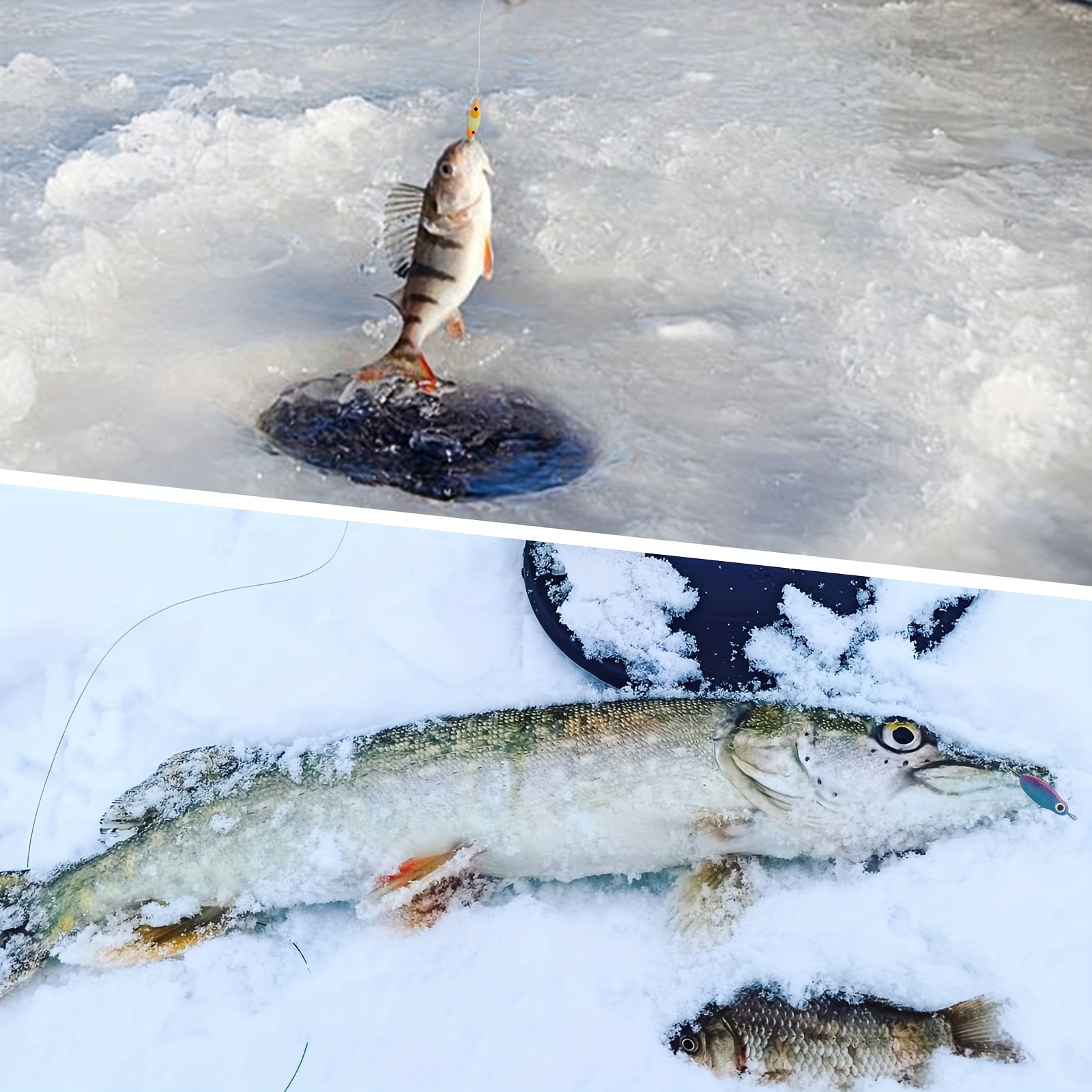 Luminous Ice Fishing Jigs Ice Fishing Lures Walleye - Temu