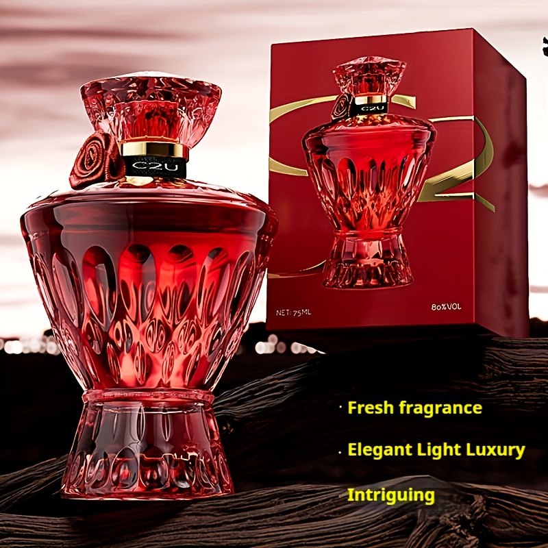 Image of Amethyst Fragrance Premium Eau De Toilette, Unique & Floral With Earthy Musk , Scent, Stylish Purple Bottle, 80% Vol, Ideal Present For Valentine's Day