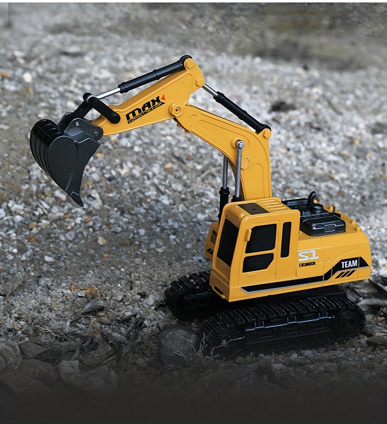 rc excavator toys 24 scale alloy durable mini excavator Temu