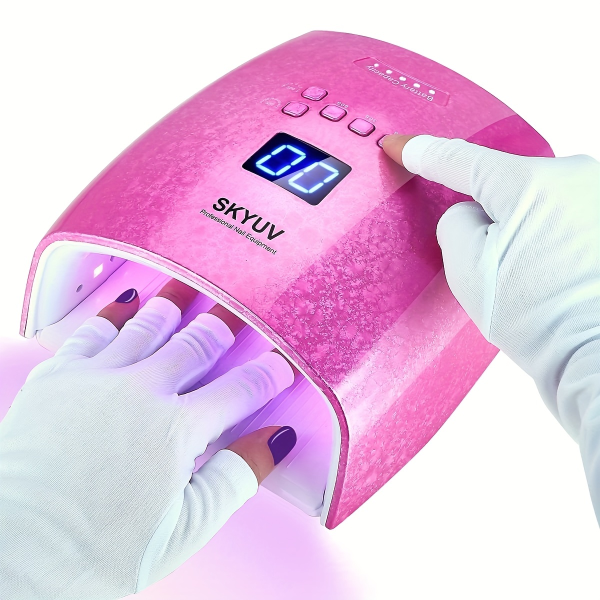 

Rechargeable Uv Led Nail Lamp, Cordless Nail Dryer Light For Gel Polish Acrylic, Curing Gel Fast Nail Dryer Lamp, Automatic Sensor Portable Gel Nail Lights Nail Art Manicure Tools