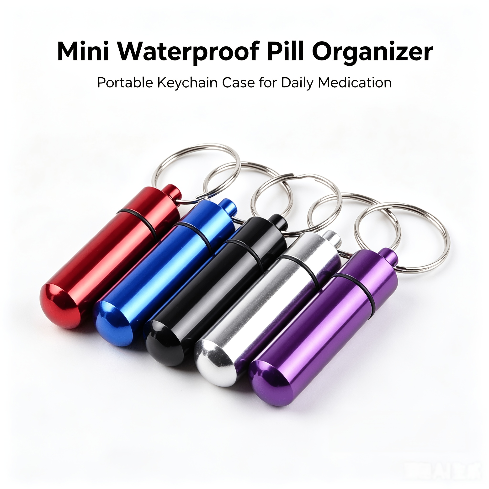 pill container with spoon sold on Temu United States