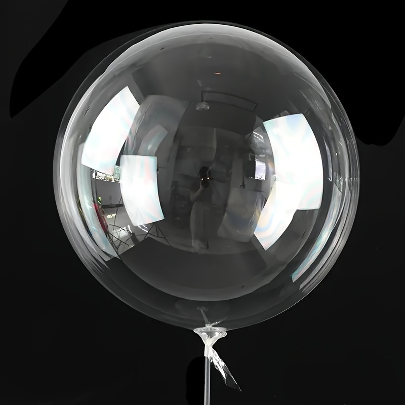 Image of 12inch 20pcs Bobo Balloons Clear Balloons For Wedding Birthday Anniversary Bridal Shower Party Decorations