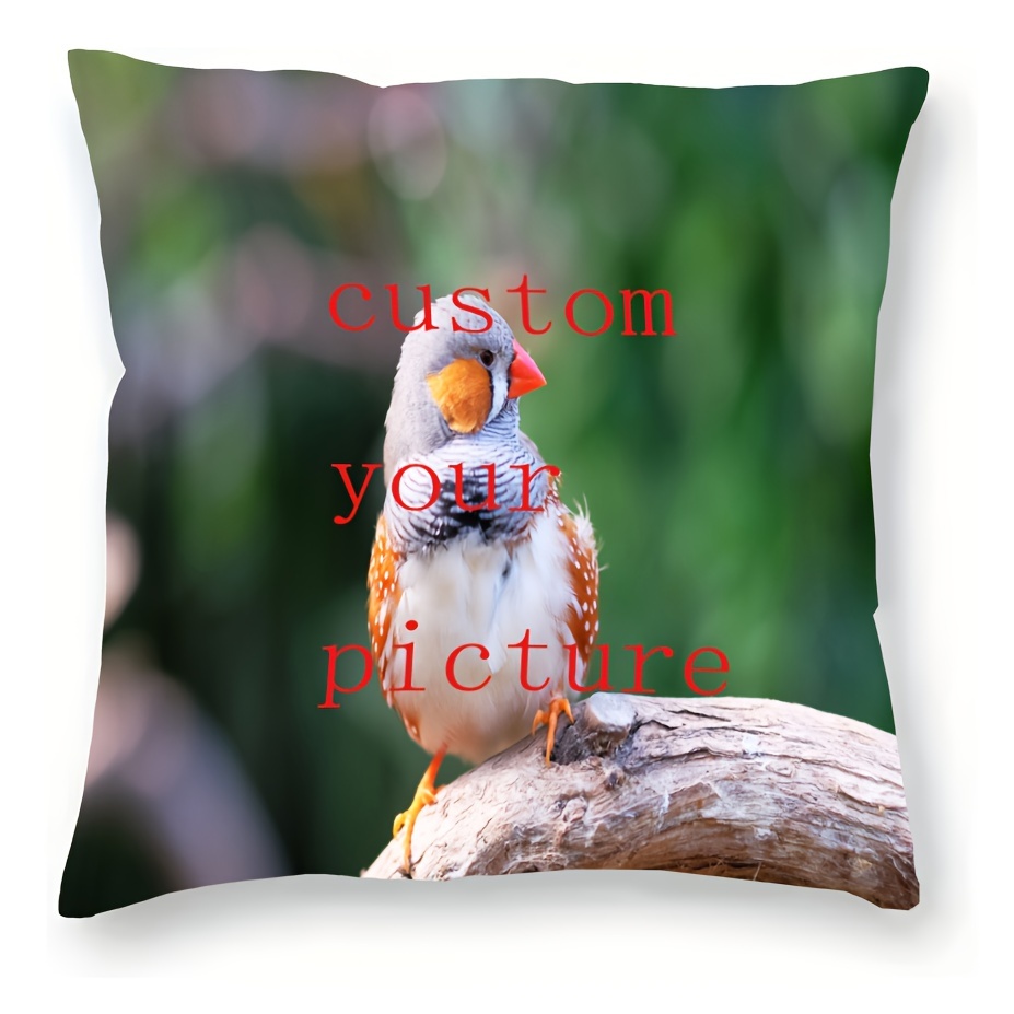 

Short Plush Decor Single Sided Printing 18x18 Inch Customized Photo Pillow Birthday Gifts For Personalized Gifts Outdoor Throw Pillow Covers Decorations For Living (no Pillow Core)