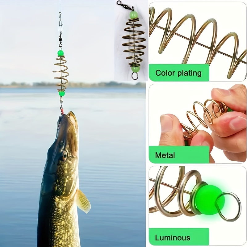 Feeder Fishing Bait Save Bait Spring-loaded Attract Big Fish Bait Cage