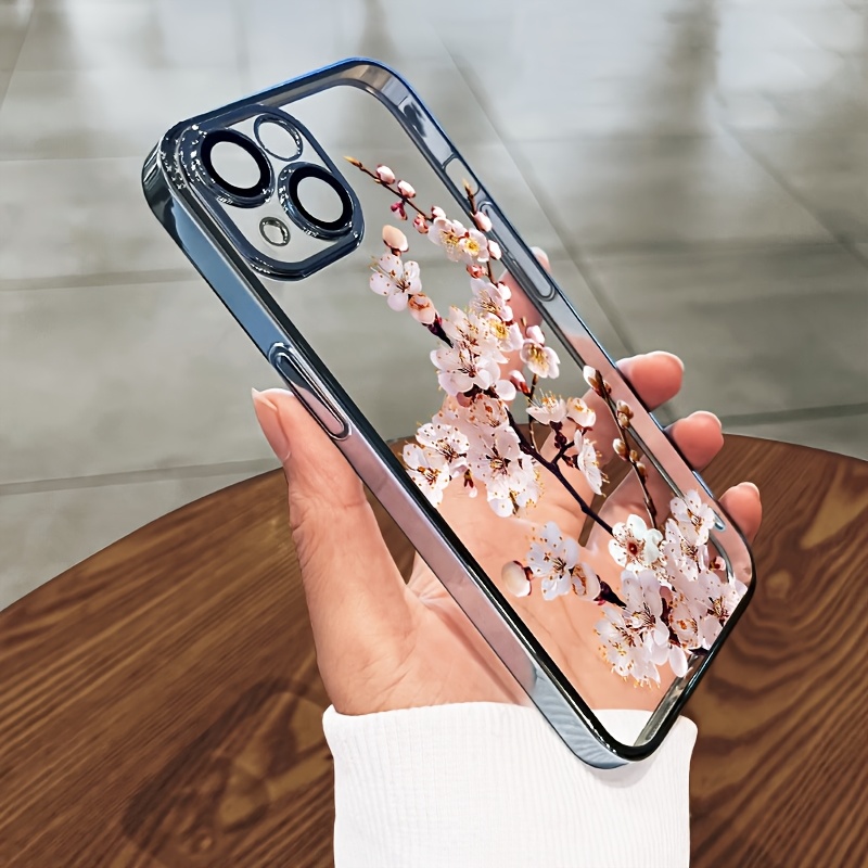 Flowers and Plants for iPhone16 Case iPhone 16 promax/ 16plus/ 16pro/ 15plus/ 15pro/ 15promax/ 14plus/ 14promax/ 14pro/ iPhone13 pro max High Quality 13pro Transparent Case Soft Case