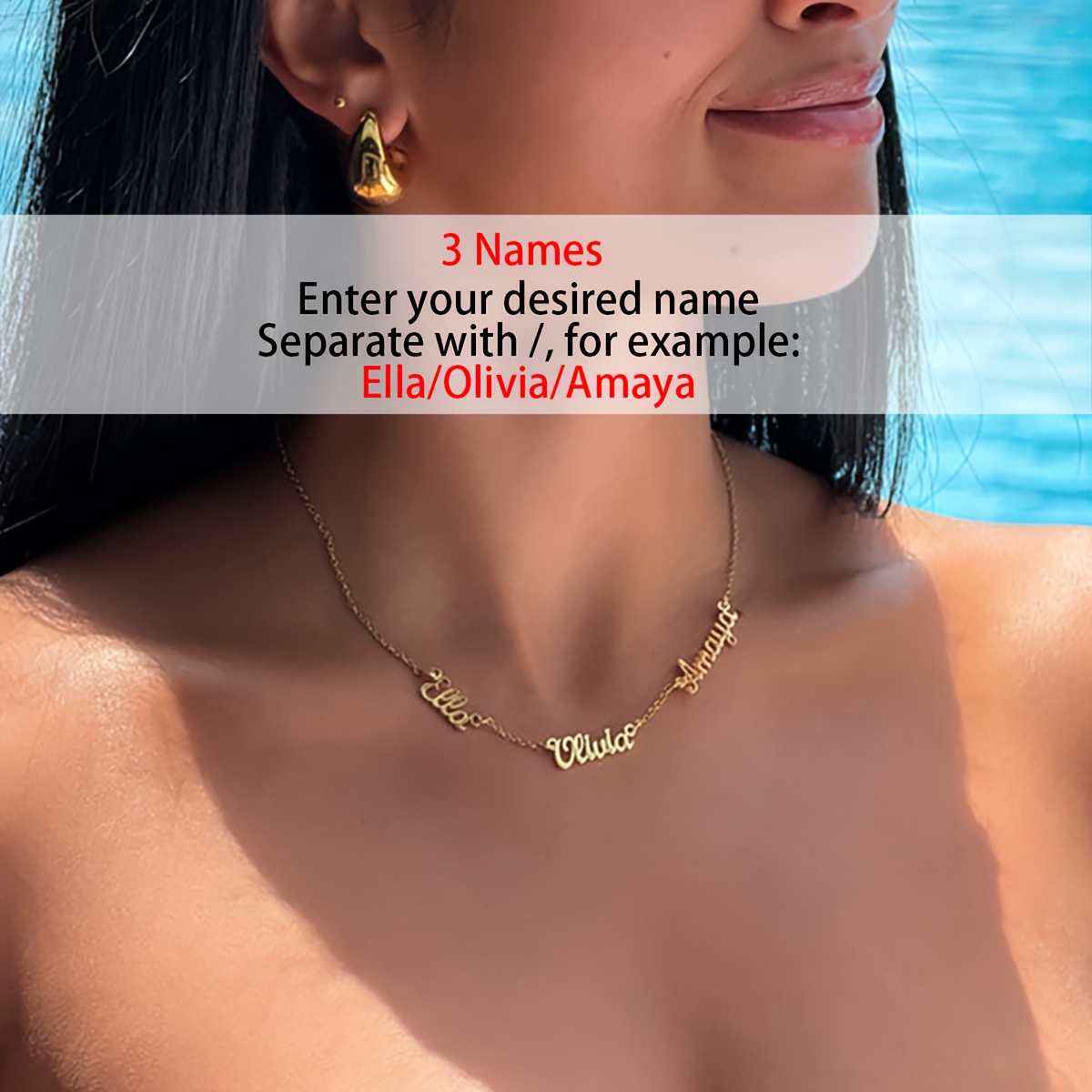 Personalized Multi-Name Custom Necklace