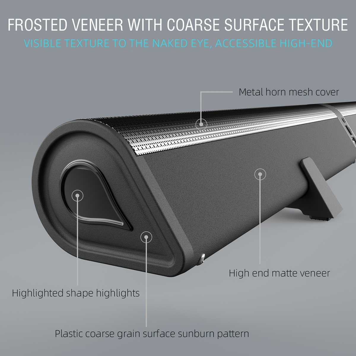 Wireless Soundbar with Surround Sound, Adjustable Speakers