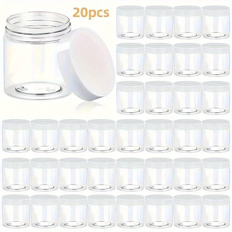 

20- Clear Plastic Cosmetic Storage - Freestanding, , No Needed, For , Jewelry, And Products